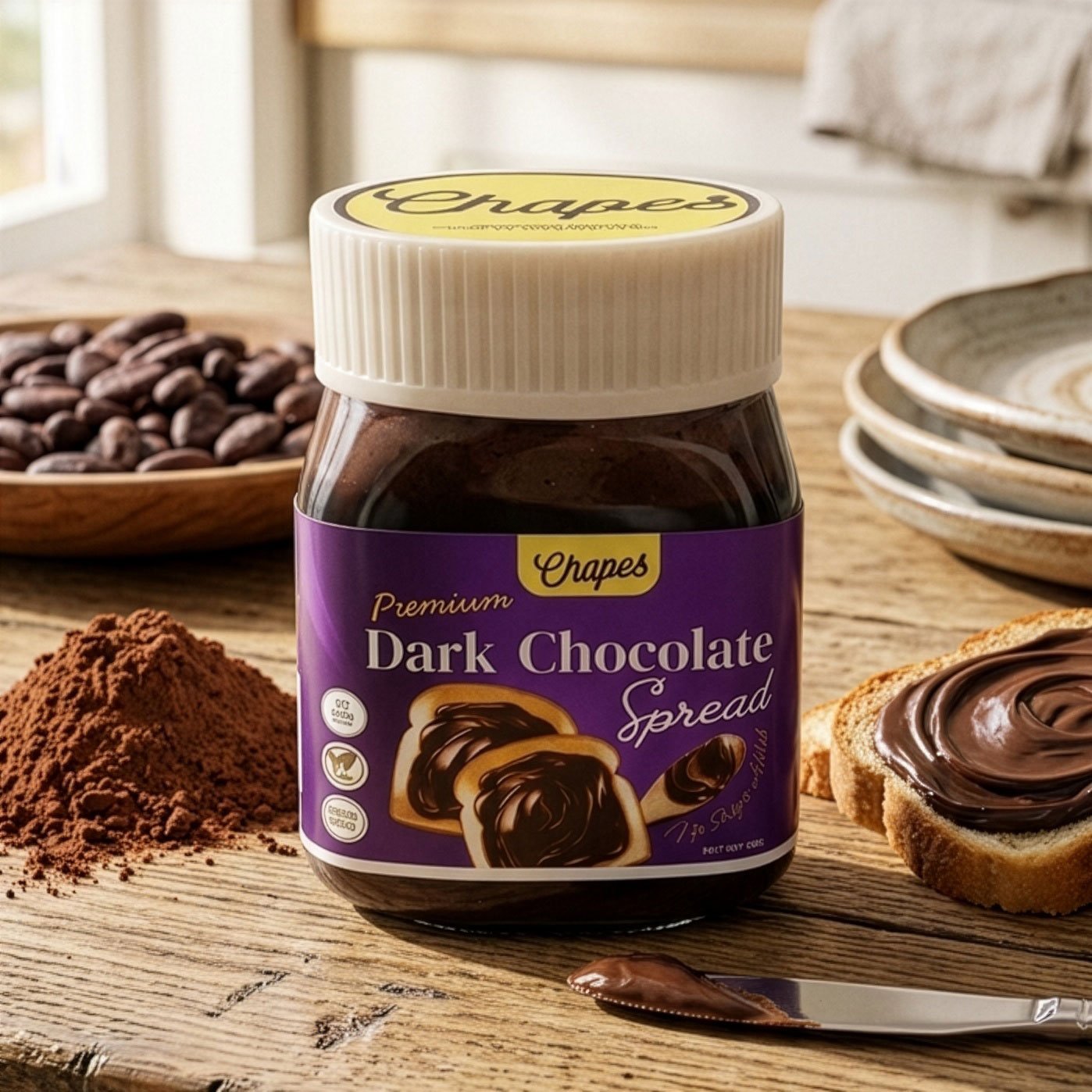 Premium Dark Chocolate Spread